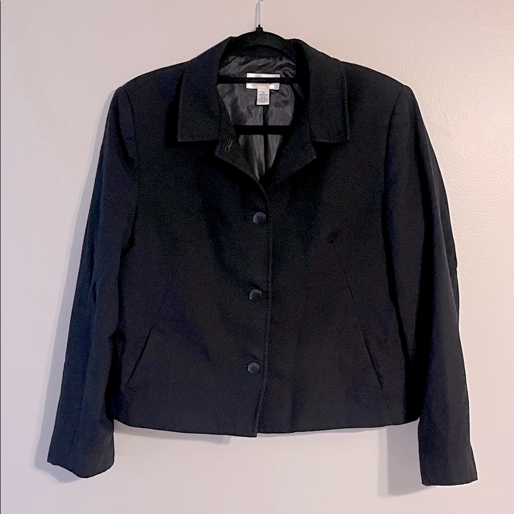 Talbots‎ Women's Classic Black Suit Jacket